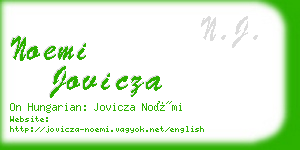 noemi jovicza business card